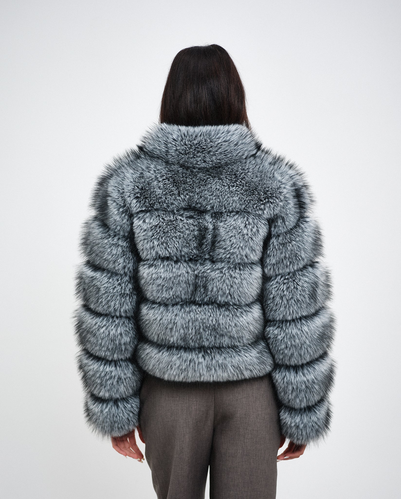 Silver Frost Horizontal Fox