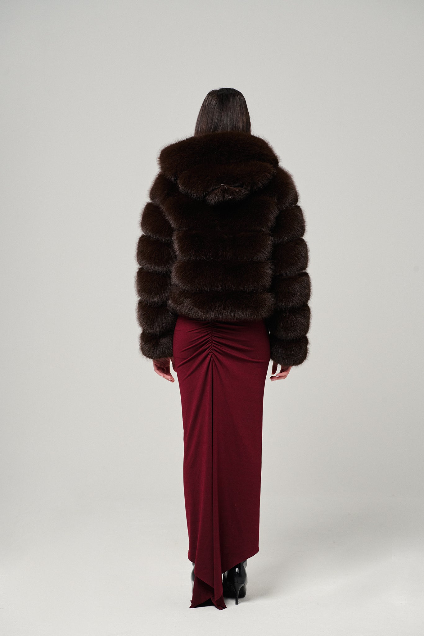 Brown Hood Horizontal Fox