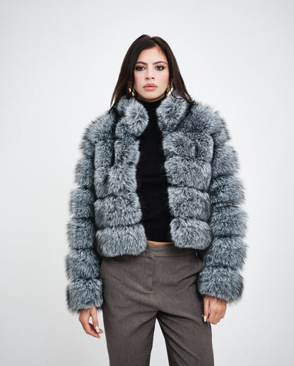 Silver Frost Horizontal Fox