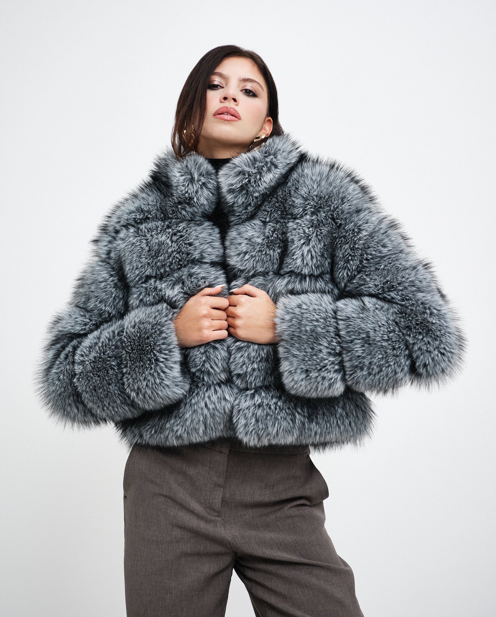 Silver Frost Horizontal Fox